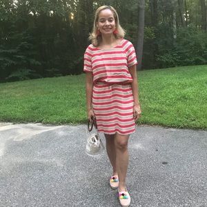 Striped Madewell dress